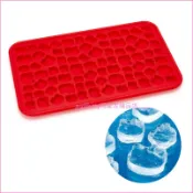 asdfkitty可愛家精品店 asdfkitty可愛家☆KITTY紅色小粒製冰盒/矽膠模型/冰塊模/巧克力模/果凍模/布丁模/軟糖模/鬆餅模-日本正版