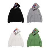 【𝗜𝗡𝗦𝗜𝗚𝗛𝗧_𝟵𝟰】Bape Shark Hoodie WGM 素色 鯊魚連帽外套