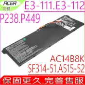 電池動力 ACER AC14B8K 原裝電池 宏碁 E3-111M E3-112M ES1-311 MS2393 G ES1-511 ES1-711 V3-111P V3-112P V3-371 MS2392 V3-372T V5-122P T6000 T7000-73QE R3-131T R5-471T R7-371T 4ICP5/57/80 ES1-433G