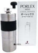 【TDTC 咖啡館】日本 PORLEX mini 攜帶型手搖磨豆機 20g -不銹鋼&陶瓷磨刀盤(送毛刷x1)【缺貨】