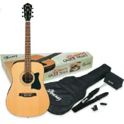 【三木樂器】日本 ibanez V50NJP 41吋 木吉他 民謠吉他 附調音器 吉他袋 吉他背帶 移調夾 capo