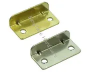 【CRAB】金/銀 L型抽屜鎖鐵片 L型固定鐵片 厚1mm 台灣製