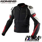 ❖茂木站 MTG❖ KOMINE JK-089 防摔衣 網狀 網眼 透氣 鈦合金 護肩 頂級 JK089。牙白/紅