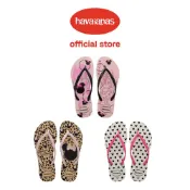 Havaianas 哈瓦仕 Slim Disney 迪士尼 米妮 拖鞋 夾腳拖 豹紋 點點 女鞋 共3款