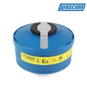 SPASCIANI 中濾度硫化物專用濾毒罐 適用於義大利TR-2002系列防毒面具 E2-201
