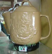 (杉野精品)(啞巴媳婦)金牡丹 3000c.c. 快意寶煎藥壺 (固定一碗式)保固1年陶瓷煎藥機 台灣製造