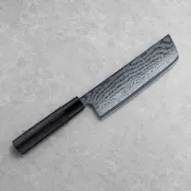【永鍛刃物｜永利刀具】藤次郎 TOJIRO 黑疾風 薄刃 VG10 雙刃菜切 燒栗柄｜FD-1598