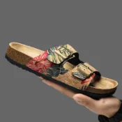 BIRKENSTOCK 36-40 碼勃肯拖鞋  軟木穆勒鞋  復古搭扣休閒沙灘鞋  女士涼鞋  有現貨 免運