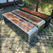 【TRANTE特蘭德】台灣現貨 公園椅 公園椅戶外長椅 室外椅 戶外休閒椅 庭院椅 塑木長條凳公園椅  免運