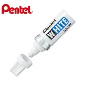 聯盟文具 Pentel 飛龍 X100W WHITE 白色油漆筆 (粗) (6.6mm)【APP滿額下單10%點數(單一帳號最高1000點)】10/31止