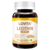 LOVITA愛維他 大豆卵磷脂(60顆素食軟膠囊)(磷脂質 PC PL PE)
