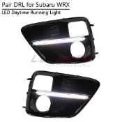 斯巴魯 汽車日間行車燈 翼豹 Subaru WRX STI 2015-2017年 單色LED晝行燈 日行燈 改裝專用車燈