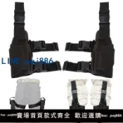 超值好物館 【台灣公司 可打統編】戶外多功能腿套左右腿包戰 ??術通用綁腿快拔腰槍套迷彩小腿包送腰帶