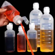 [精選] 廚房油分配瓶 - 調味品儲存用品 - 果醬分裝瓶 - 調味品保存容器 - 醬汁擠壓罐 - 防漏、可再填充