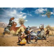 Beverly  魔物獵人 荒野 隔絕砂原的簡易營地  600片  拼圖總動員  日本進口拼圖