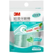 來易購 3M 單線細滑牙線棒 薄荷木糖醇 單包 38支