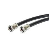 【TOWNWARD 大城科技】RG-6 同軸電纜線附接頭 1M(5C2V/無線電視/有線電視/型號:CF-6001)
