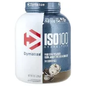 【iHerb】Dymatize, ISO100 水解 全 乳清分離蛋白，曲奇&霜淇淋味，5 磅（2.3 千克）