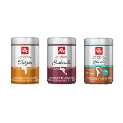 即期品【illy】官方直營 精選阿拉比卡咖啡豆(250g/罐; 巴西喜拉朵 瓜地馬拉 衣索比亞)