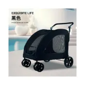 (店+)免運含稅 中大型犬多功能寵物推車 戶外出行大號代步狗狗車 便攜可折疊手推車 遛貓遛狗神器