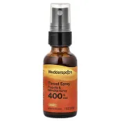 【iHerb】Wedderspoon, 麥盧卡蜂蜜和蜂膠喉嚨噴霧，原生態蜂蜜，MGO 400+，1 液量盎司（30 毫升）