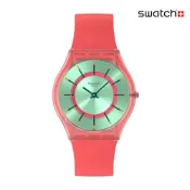 Swatch MINTY MANGO DREAM 超薄手錶/瑞士製造 SS08P111 (34mm)【官方旗艦店】