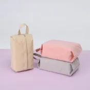 (店+)日韓ins風 方形洗漱包 大容量旅行收納包 輕便豆腐包 ✈️化妝品/內衣分裝 盥洗包 出國露營必備