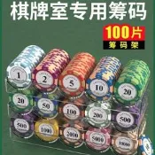 【臺灣現貨】頌因麻將籌碼棋牌室卡籌碼德州撲克積分打麻將打牌用得碼路添是級權臺罪打得網陸購務是級