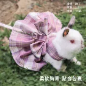 優選好物 寵物兔子衣服牽引繩溜兔繩子jk裙夏天兔兔侏儒兔寵物垂耳兔衣服 VBHP