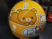 瀧澤部品 華泰WT K857 拉拉熊 澄黃 卡通兒童帽 小童帽 蕾絲 安全帽 幼兒 通勤 機車重機 3/4 中童帽 孩童
