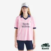 Roots 女裝- SUMMER LEAGUE 短袖POLO衫-蜜桃粉