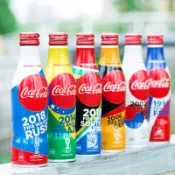*貪吃熊*日本可口可樂 世足紀念收藏版限量鋁罐紀念瓶 可樂蒐集 FIFA 世足 可口可樂收藏品