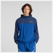 NEW BALANCE NB 外套 男 運動連帽外套 美規 藍 MJ53527GAB
