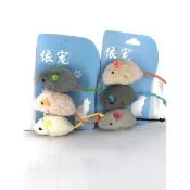 現貨！！！貓咪玩具 三隻老鼠 三隻組合絨毛老鼠 貓玩具 內含貓薄荷貓草