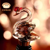 臺灣熱銷🔥水晶天鵝紅酒塞🐻小熊葡萄酒瓶塞通用高檔傢用密封塞