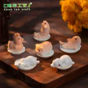 微景觀創意光變烤雞烤鴨動物萌粒 娃娃屋diy裝飾品配件迷你小擺件 園藝裝飾 節日裝飾擺件