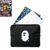 【日雜潮品】【台灣現貨】日雜誌附錄 2017年 潮牌 APE AAPE BAPE 猿人頭 多功能 電腦包 平板包 手拿包