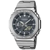 大高雄鐘錶城 CASIO卡西歐 2100 系列 GM-2110D-8A 經典復古金屬八角設計腕錶 灰面 44.4mm｜樂天領券現折★全館特惠中★指定刷卡回饋10%