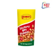 菲律賓 GROWERS 花生豆 辣味花生 Peanuts Snack Kacang_80G