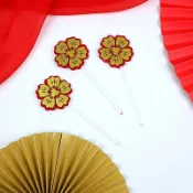 祝壽 梅花 烘焙蛋糕裝飾擺件萬壽無疆仙鶴插卡壽公壽婆壽桃中式生日壽宴