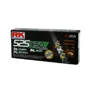 {板橋侑新車業}RK 鏈條 黃金油封鏈條 525 X-SO 110L 120L XSO 油封鏈