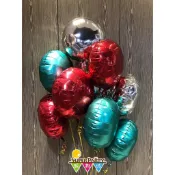 派對城 現貨 【18吋圓形鋁箔氣球(不含氣)】 鋁箔氣球 拍攝道具 派對氣球
