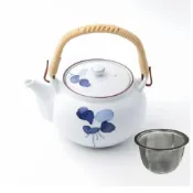(店+)【Hasami 波佐見燒】日本製 波佐見 青花 土瓶 茶壺