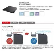 BUFFALO DVSM-PT58U2VB 電腦外接式DVD播放器/燒錄器