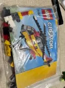 【關注】正版樂高LEGO載貨直升飛機貨輪三合一 31029，無盒有說不缺件，圖片實拍，售前指哪拍哪，售出不退不換，地區。