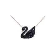 【SWAROVSKI 施華洛世奇】小黑天鵝水晶項鍊 5204133 (真 品 平 輸)