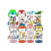 (店+)【Skater】Skater 透明感軟吸管水壺 480ml 透明直飲冷水壺 PET 銀離子童用直飲式水壺 定量飲水壺 吸管水壺 吸管杯