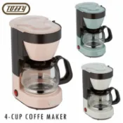 family2日本生活精品館 日本【Toffy】復古造型咖啡機 馬卡龍家電 4人份 650ml K-CM1