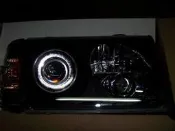 全新 賓士 BENZ W124 一体成形 魚眼大燈 86-93