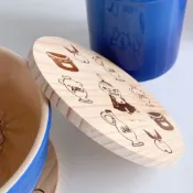 杯墊 隔熱墊 餐墊 鍋墊砂鍋墊防燙隔熱墊防熱實木餐墊碗墊石鍋墊耐高溫加厚隔熱墊可愛 1TYS